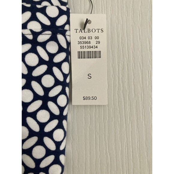 Talbots cozy crush geometric leggings/pants size Small NEW - Picture 3 of 5